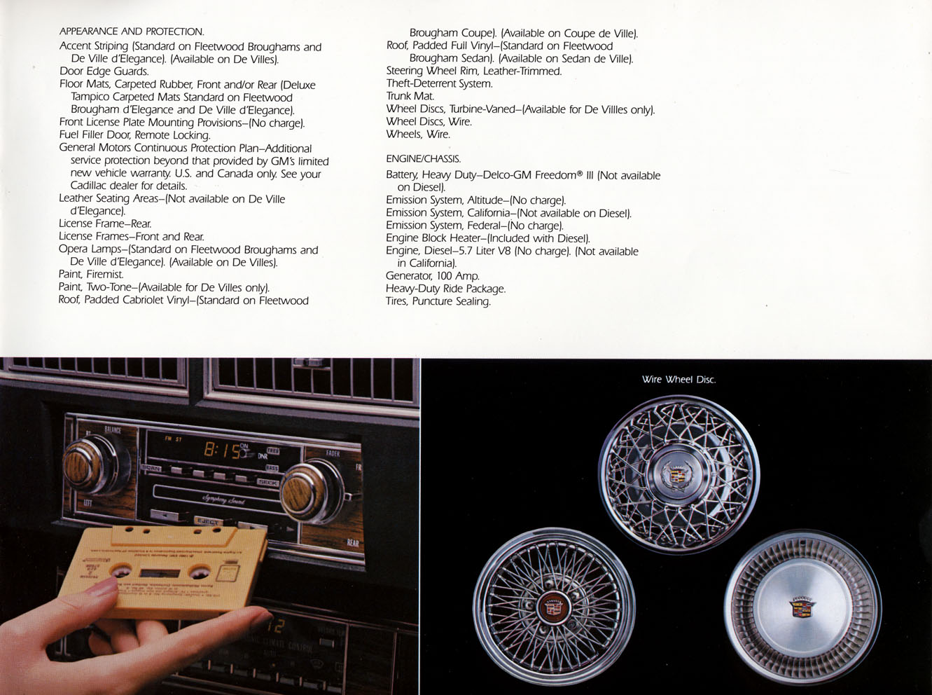 1984 Cadillac Brochure Page 13